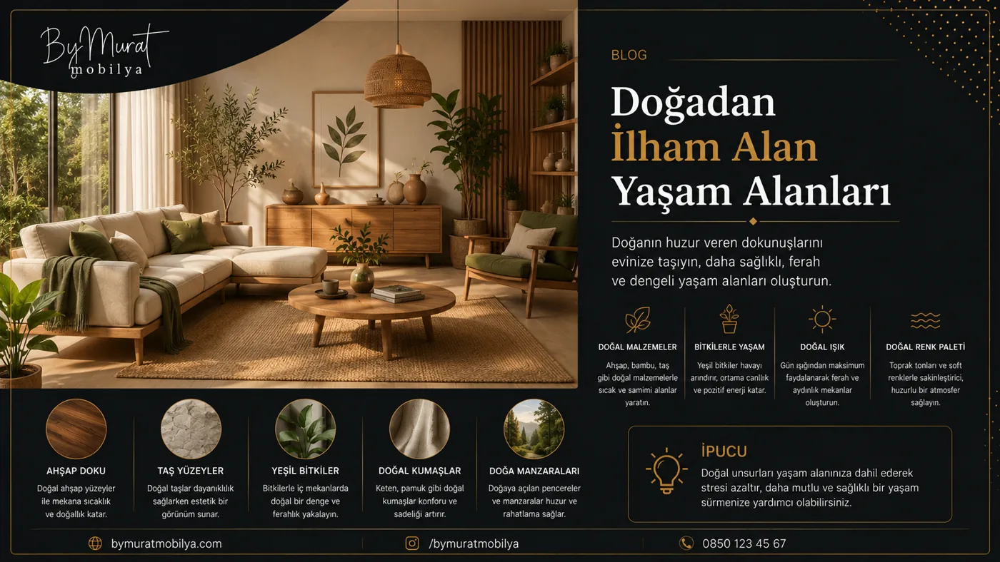 Doğadan İlham Alan Yaşam Alanları